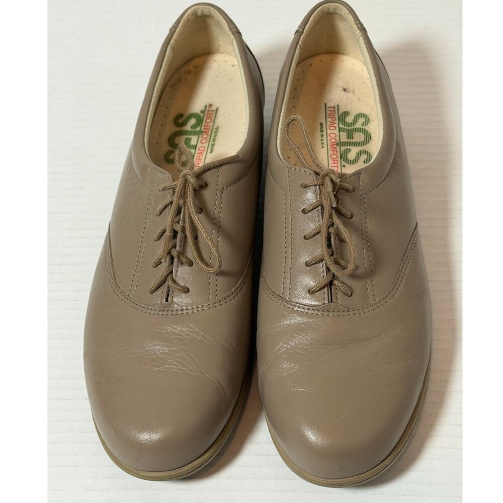 Women's SAS‎  Tan Tripad Comfort "Whisper" Oxfords Leather Shoes Size 11